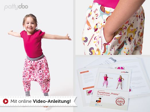 Pumphose - Poppy - Papier-Schnittmuster