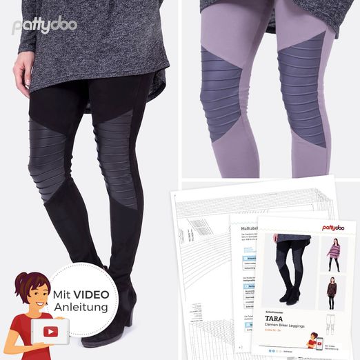 Biker Leggings - Tara - Papier-Schnittmuster
