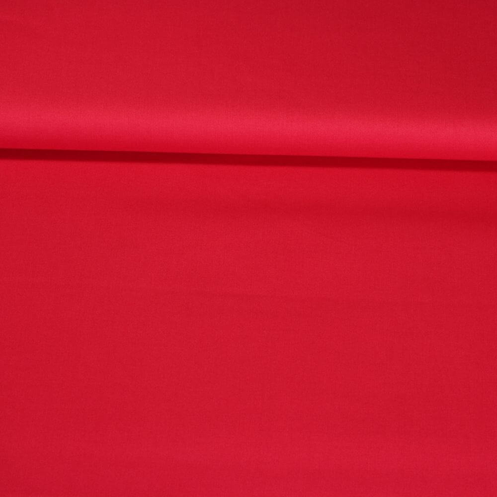 Bio Baumwollstoff Ilvi - Uni Rot-0 Bio Baumwollstoff Ilvi - Uni Rot-0