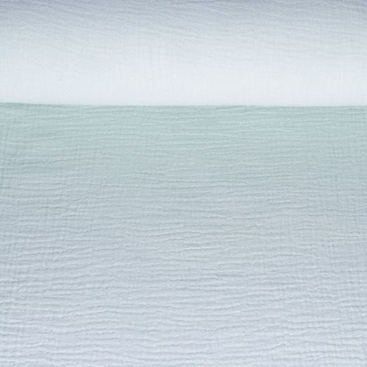 Mousseline bio Marius - Vert menthe
