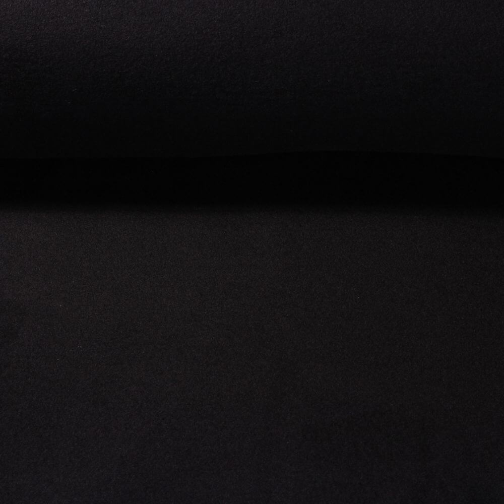 Tissu de manteau Claudia - Softcoat noir-0 Tissu de manteau Claudia - Softcoat noir-0