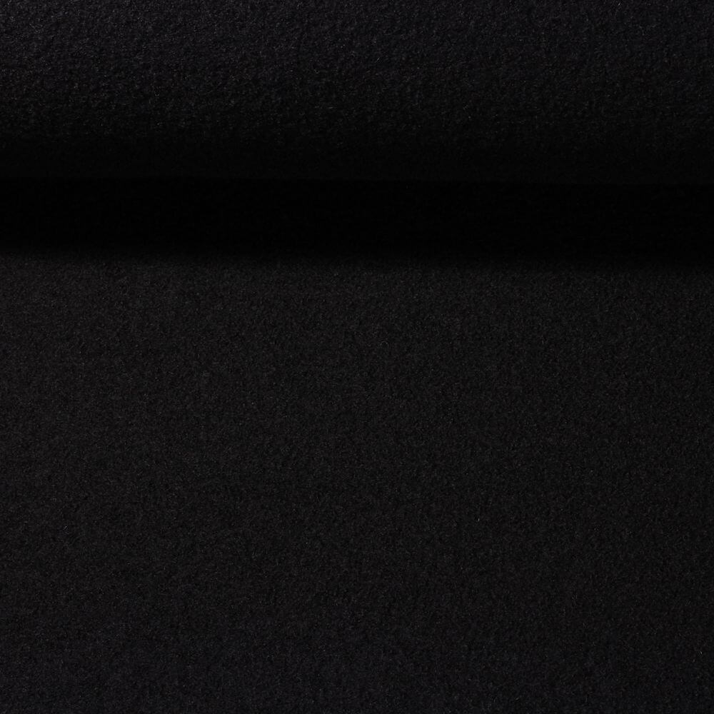 Laine bouillie/Loden Waltraud - Noir Uni-0 Laine bouillie/Loden Waltraud - Noir Uni-0