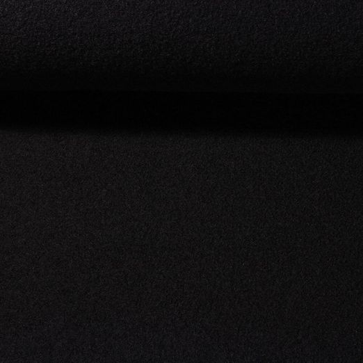 Laine bouillie/Loden Waltraud - Noir Uni Laine bouillie/Loden Waltraud - Noir Uni