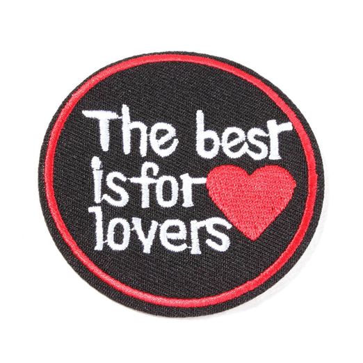 Patch Aufnäher Lovers 6,7 x 6,7 cm Patch Aufnäher Lovers 6,7 x 6,7 cm