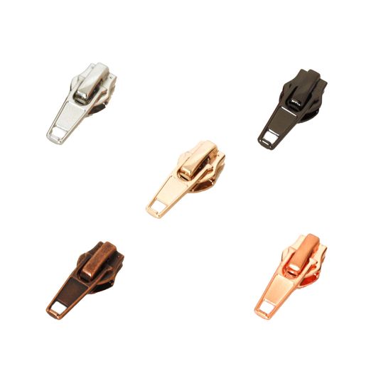 Zipper für 6,5mm Raupenbreite - 4 Stück Zipper für 6,5mm Raupenbreite - 4 Stück