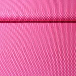 Baumwolle Popeline Stella - Mini Sterne Pink Weiß