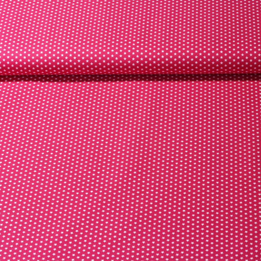 Baumwolle Popeline Stella - Mini Sterne Beere Weiß-0 Baumwolle Popeline Stella - Mini Sterne Beere Weiß-0