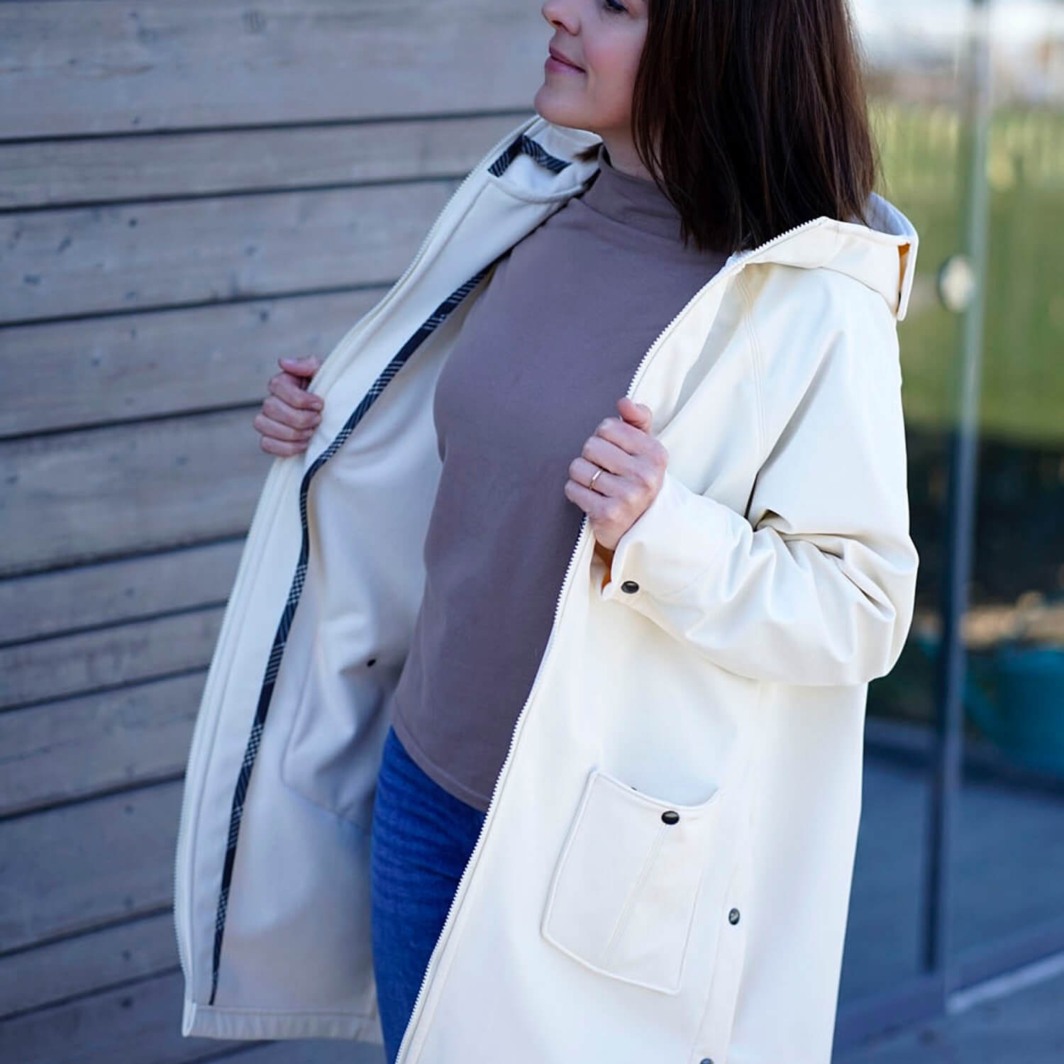 Softshell Evi - Creme-2 Softshell Evi - Creme-2