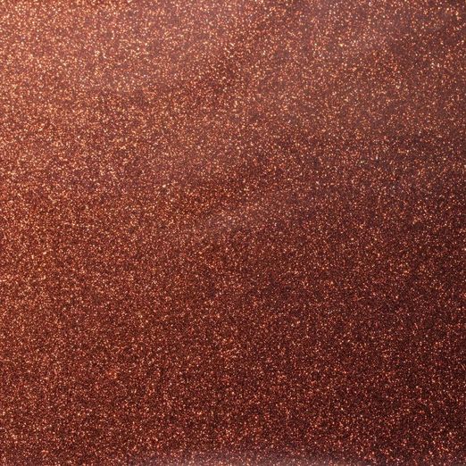 Glitzer Vinyl Kupfer
