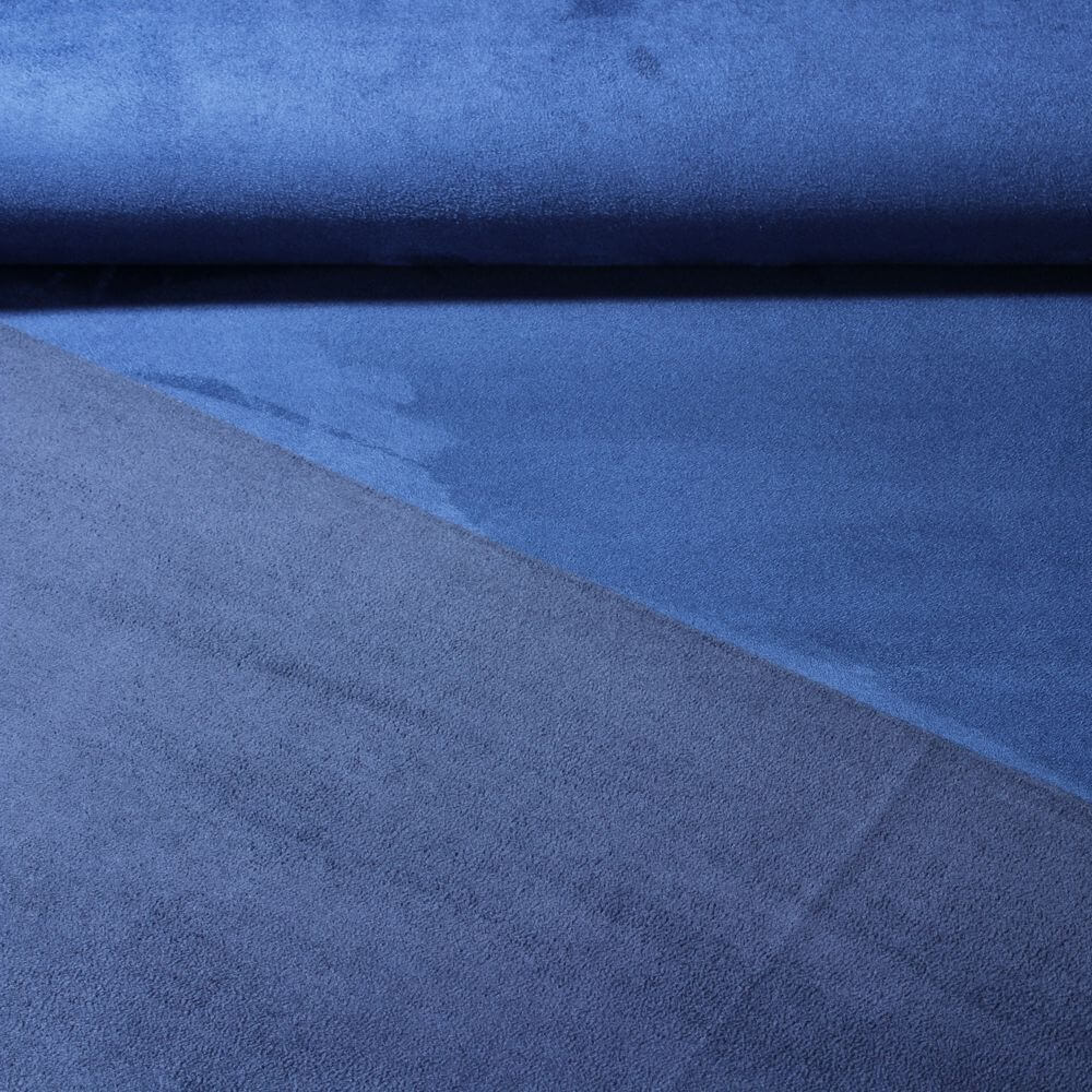 Kunstleder Micro Double Face - Royalblau Navy-0 Kunstleder Micro Double Face - Royalblau Navy-0