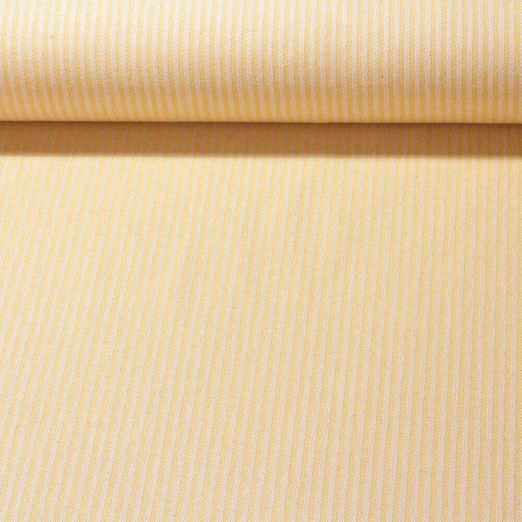 Canvas Doris - Gestreift Weiß Gelb