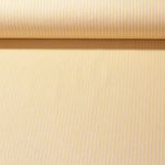 Canvas Doris - Gestreift Weiß Gelb