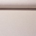 Canvas Doris - Gestreift Weiß Beige