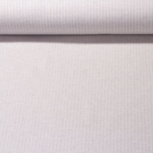 Canevas Doris - Rayé blanc gris clair
