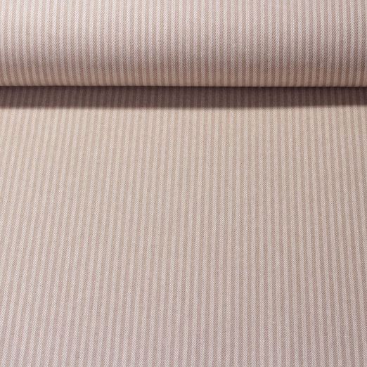 Canvas Doris - Gestreift Weiß Hellbraun Canvas Doris - Gestreift Weiß Hellbraun