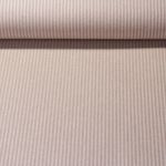 Canvas Doris - Gestreift Weiß Hellbraun
