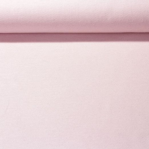Canevas Doris - Fines rayures diagonales Rose blanc