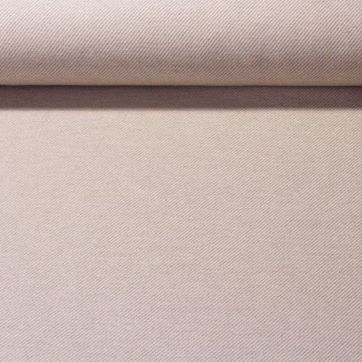 Canevas Doris - Fines rayures diagonales Beige Blanc