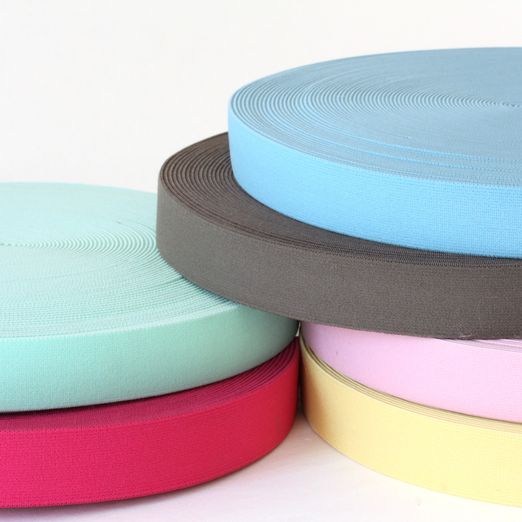 Bande élastique 25mm uni - au mètre Bande élastique 25mm uni - au mètre