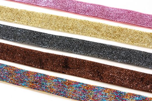Glitzerband 25mm - Meterware Glitzerband 25mm - Meterware