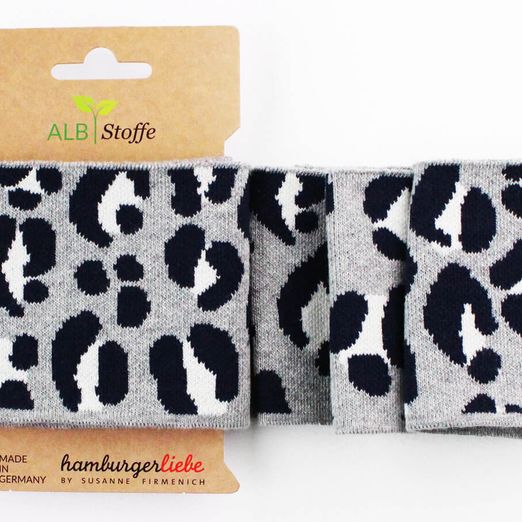 Cuff Me Icon Jacquard Grau Marine Weiß