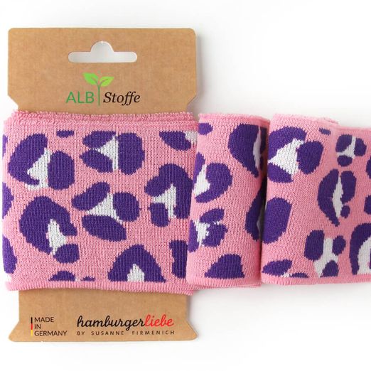 Cuff Me Icon - Jacquard - Rose Violet Blanc
