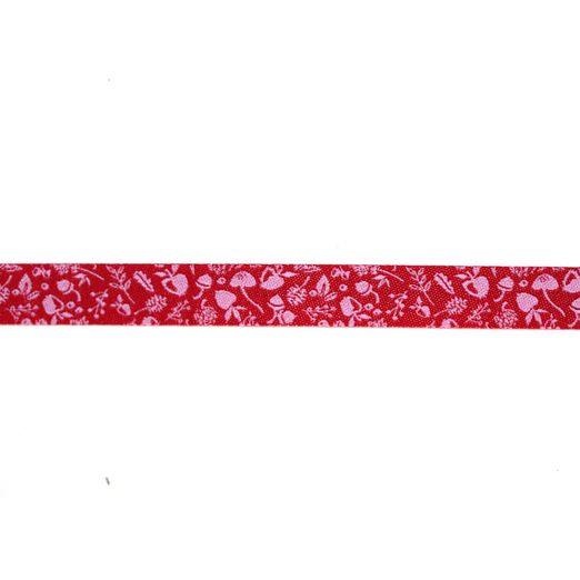 Ruban tissé 'Forest' par Lila Lotta 12mm Rouge Ruban tissé 'Forest' par Lila Lotta 12mm Rouge