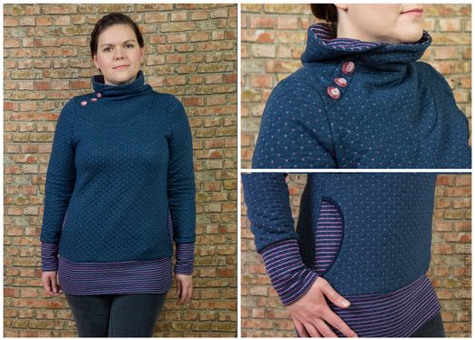 Sweatpullover & -kleid - Lotte - Schnittmuster eBook