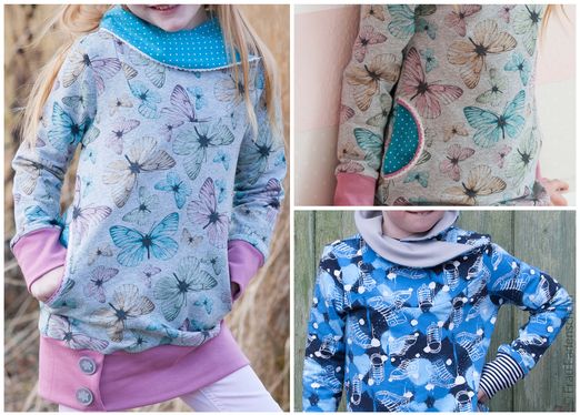 Sweatpullover & -kleid - Lottchen - Schnittmuster eBook