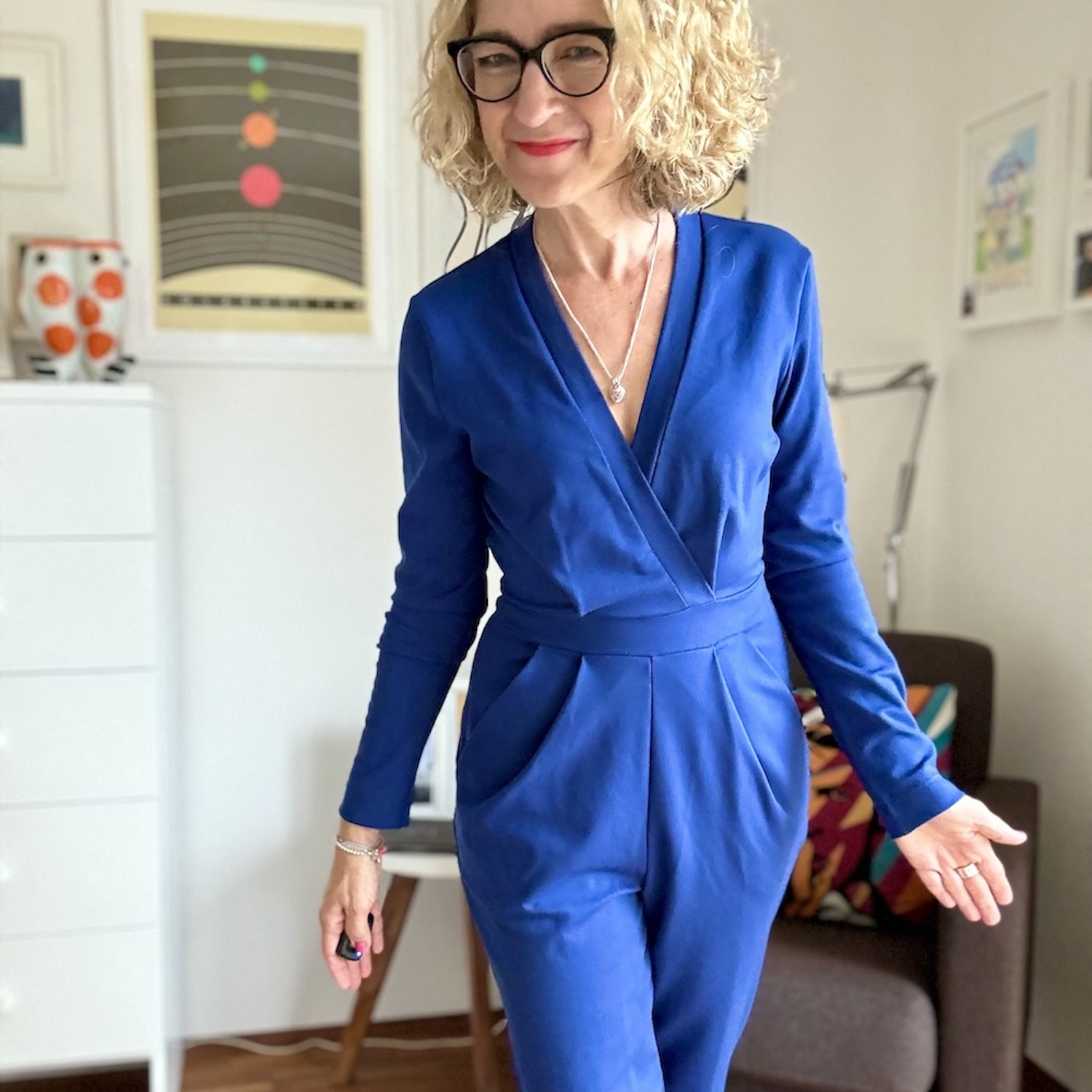 Romanit Jersey Miriam - Blau-1 Romanit Jersey Miriam - Blau-1