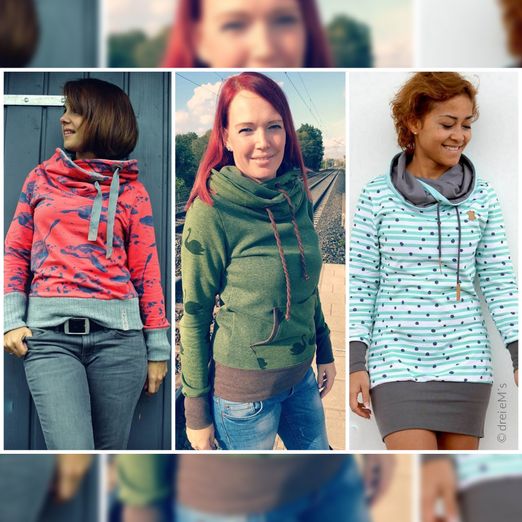 Hoodie - JOLINE - Schnittmuster eBook