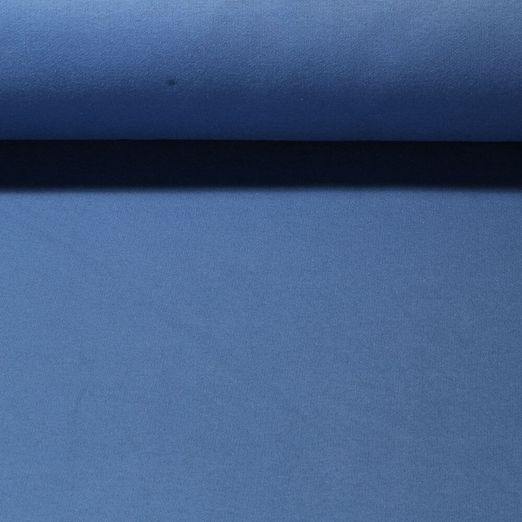 Kuschelsweat Renate - Jeansblau angeraut
