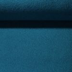 Laine bouillie/Loden Waltraud - Bleu pétrole Uni