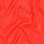 Regnjackans tyg - vattenavvisande enfärgad neonorange