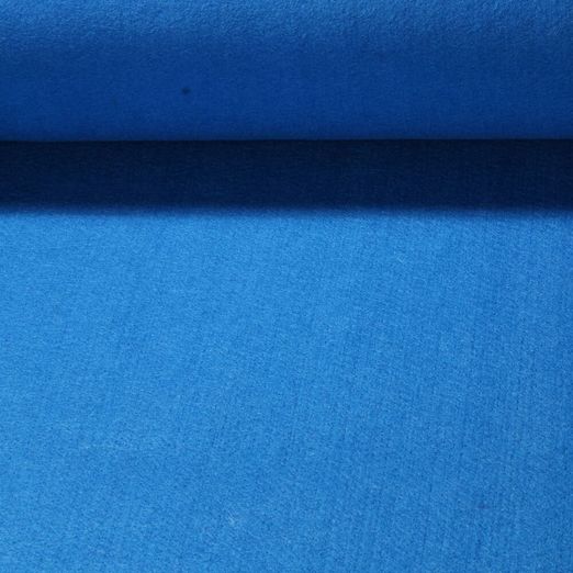Tissu feutrine Tim lavable 3mm - Bleu Océan Uni