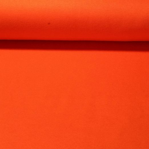 Kuschelsweat Renate - Orange angeraut