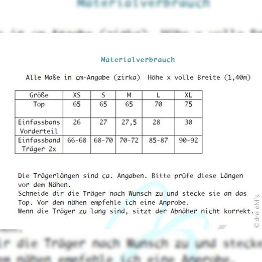 Top - ELENI - Schnittmuster eBook