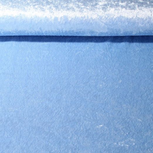 Panne de velours Panos - Bleu bébé