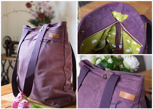 Rucksack Schultertasche - Citie Bag - Schnittmuster eBook