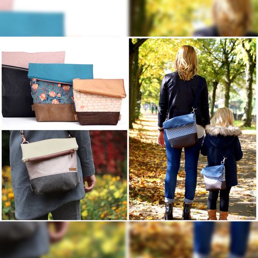 Tasche - FoldOver 2.0 - Schnittmuster eBook