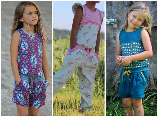 Jumpsuit - julika mini - Schnittmuster eBook