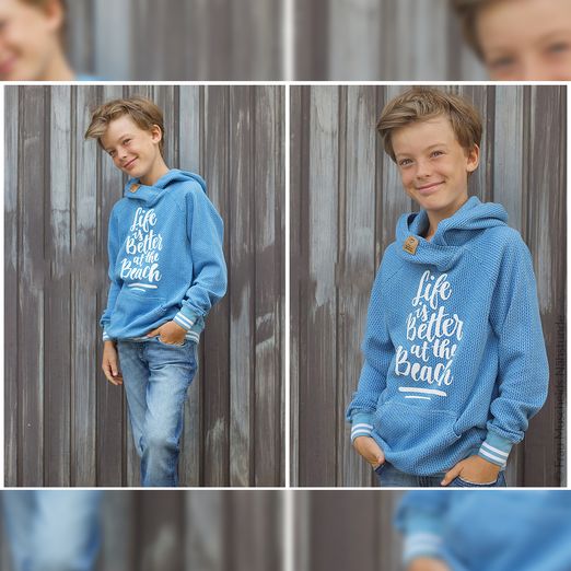 Kinder Raglanpullover - Noa - Schnittmuster eBook