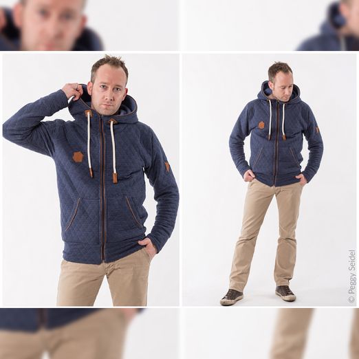 Sweatjacke Herren - Schnittmuster eBook