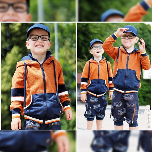 Sweatjacke Kinder - Schnittmuster eBook