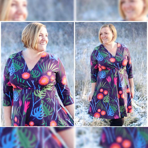 Wickelkleid Damen - Schnittmuster eBook