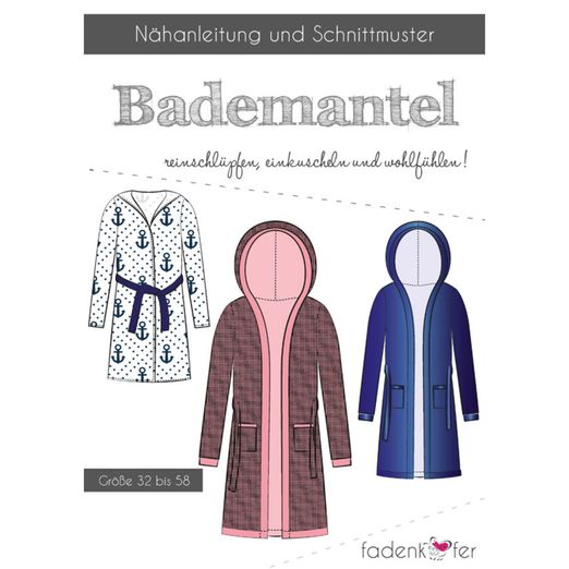Bademantel - Papierschnittmuster