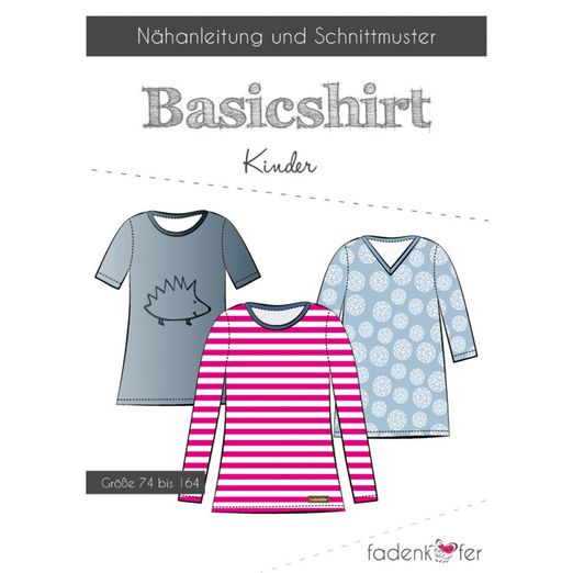 Basic Shirt Kinder - Papierschnittmuster