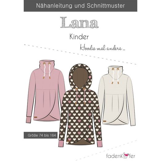 Kinder Pullover - Lana - Papierschnittmuster