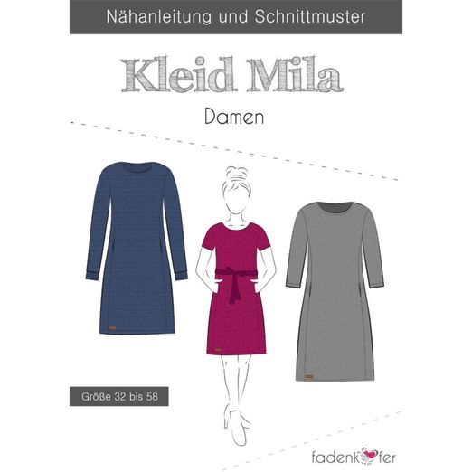Damen Kleid - Mila - Papierschnittmuster