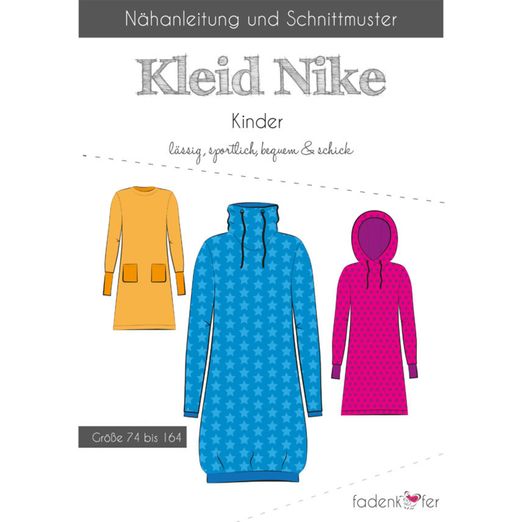 Kinder Kleid - Nieke - Papierschnittmuster